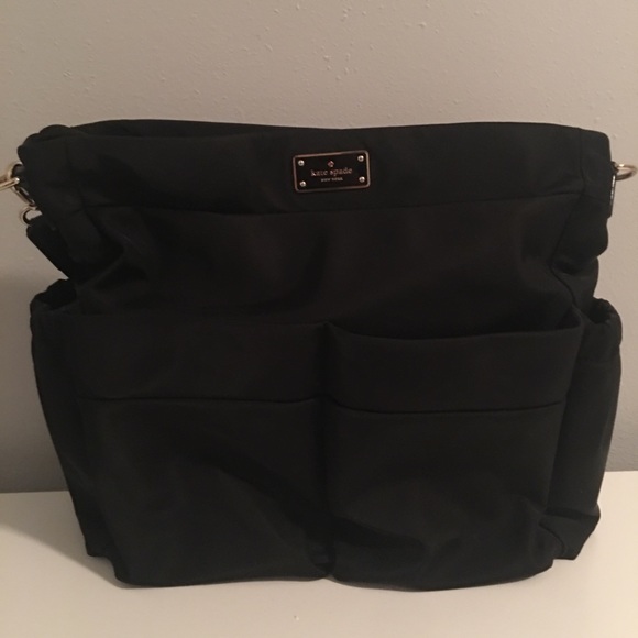 Black Kate Spade Diaper Bag - Picture 1 of 8